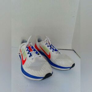 Nike‎ Running Shoes Lightweight Athletic Comfort Sneakers White Blue Red